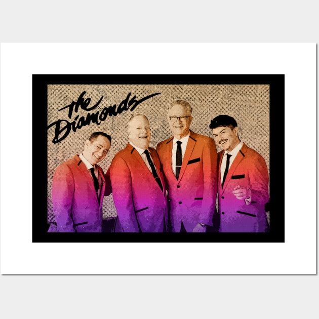 Harmony Kings Diamond' Doo-Wop Legacy Wall Art by Mythiana